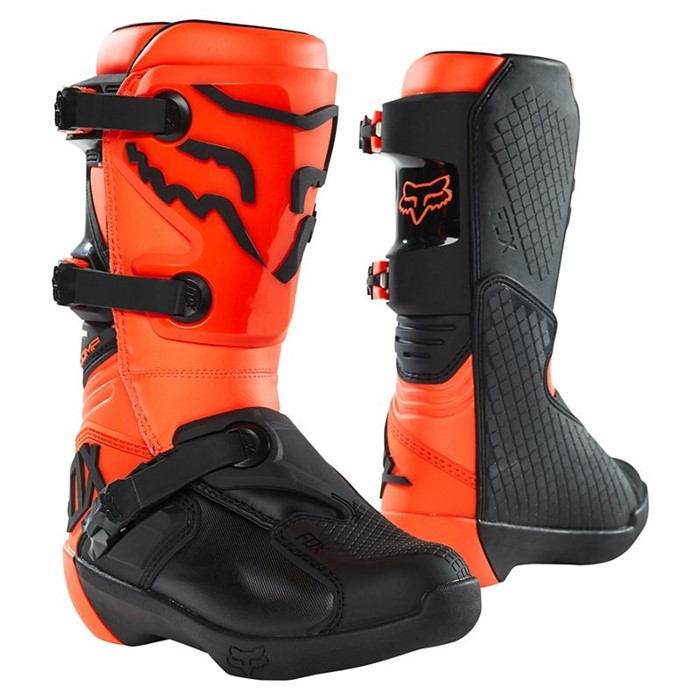 Мотоботы подростковые Fox Comp Youth Boot flow orange 