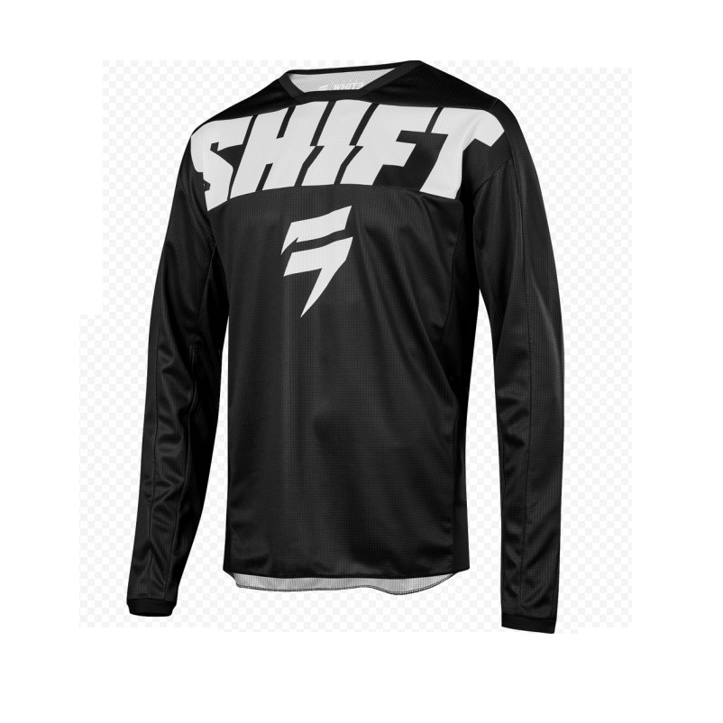 Мотоджерси подростковая Shift White York Youth Jersey Black 